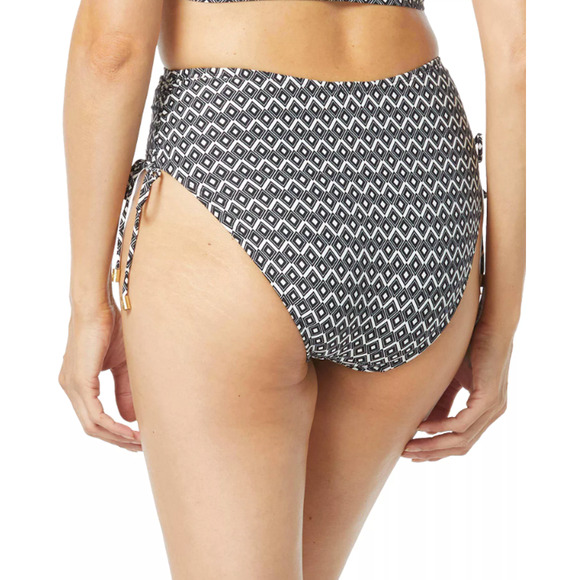 Coco Reef Women's Inspire Ruched Diamond-Print Bottom Size M 16228 - Picture 2 of 2